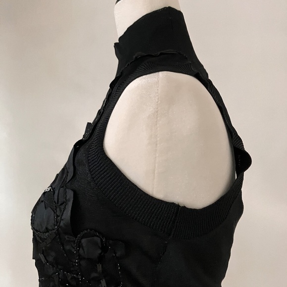 NEW VERSACE JEANS COUTURE SILK EMBELLISHED TOP - Picture 10 of 16